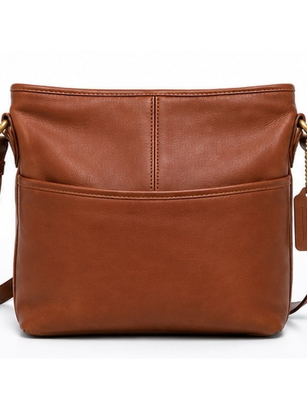 Coach Vintage Bleeker Tan Leather Crossbody Bag